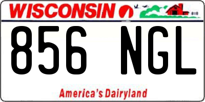 WI license plate 856NGL