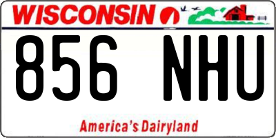 WI license plate 856NHU