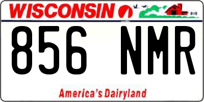 WI license plate 856NMR