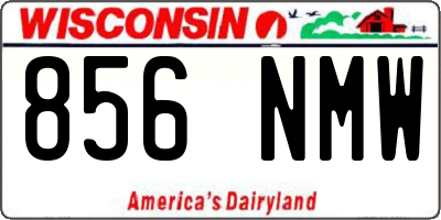 WI license plate 856NMW