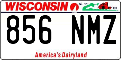 WI license plate 856NMZ