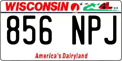 WI license plate 856NPJ