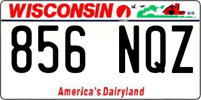 WI license plate 856NQZ