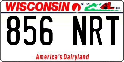 WI license plate 856NRT