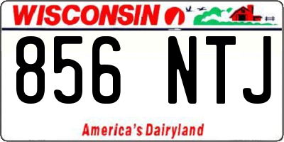 WI license plate 856NTJ