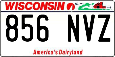 WI license plate 856NVZ