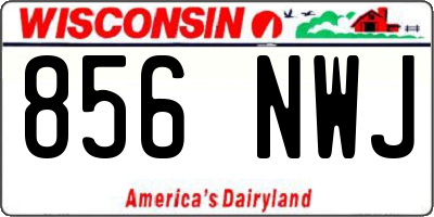 WI license plate 856NWJ