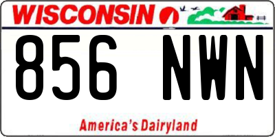WI license plate 856NWN