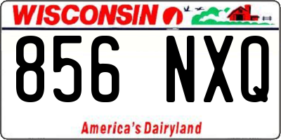 WI license plate 856NXQ