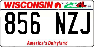 WI license plate 856NZJ