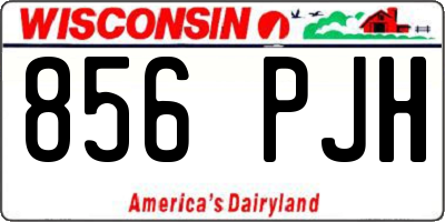 WI license plate 856PJH