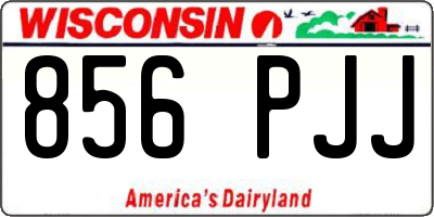 WI license plate 856PJJ