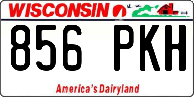 WI license plate 856PKH
