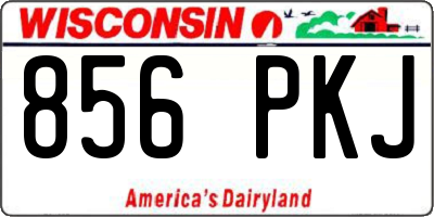 WI license plate 856PKJ