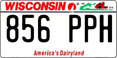 WI license plate 856PPH