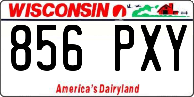 WI license plate 856PXY