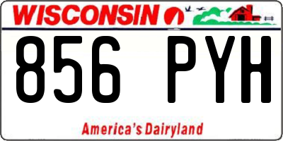 WI license plate 856PYH