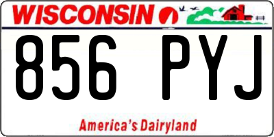 WI license plate 856PYJ