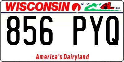 WI license plate 856PYQ