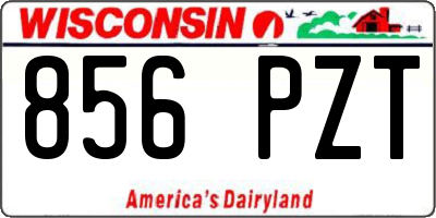 WI license plate 856PZT