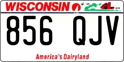 WI license plate 856QJV