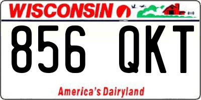 WI license plate 856QKT