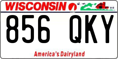 WI license plate 856QKY