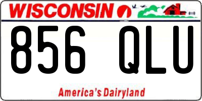 WI license plate 856QLU
