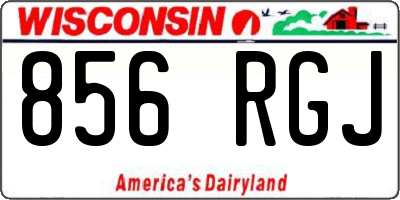 WI license plate 856RGJ