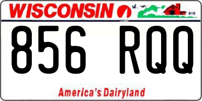 WI license plate 856RQQ