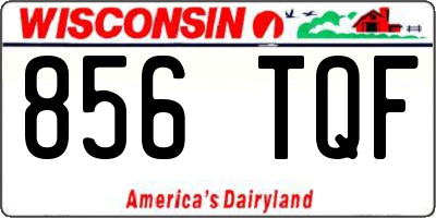 WI license plate 856TQF