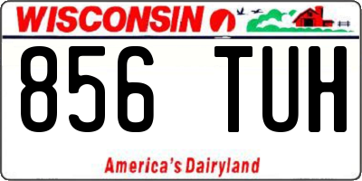 WI license plate 856TUH
