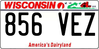 WI license plate 856VEZ