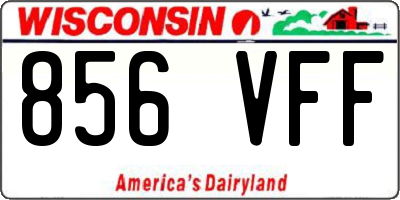 WI license plate 856VFF