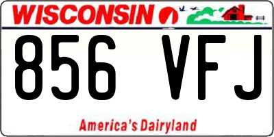 WI license plate 856VFJ