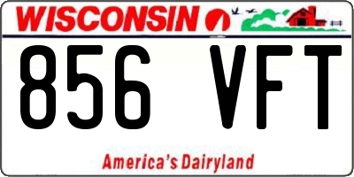 WI license plate 856VFT