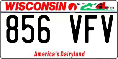 WI license plate 856VFV