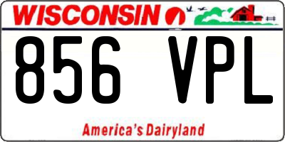 WI license plate 856VPL