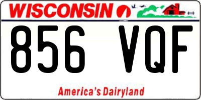 WI license plate 856VQF