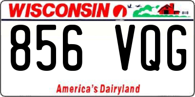 WI license plate 856VQG