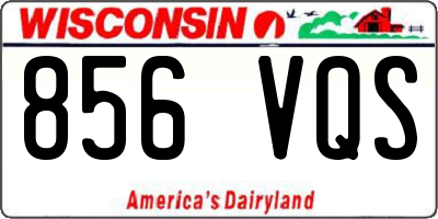 WI license plate 856VQS