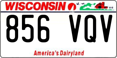 WI license plate 856VQV