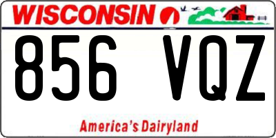 WI license plate 856VQZ