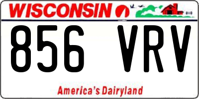 WI license plate 856VRV