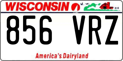 WI license plate 856VRZ