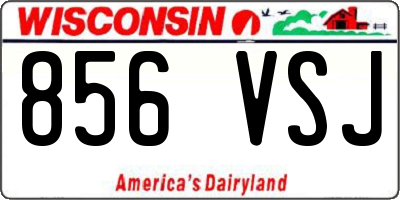 WI license plate 856VSJ