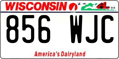 WI license plate 856WJC