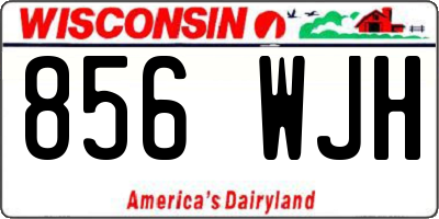 WI license plate 856WJH