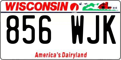 WI license plate 856WJK