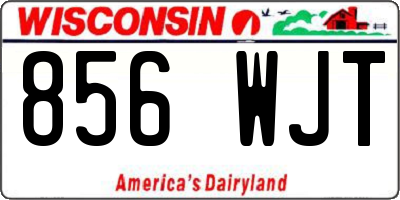WI license plate 856WJT
